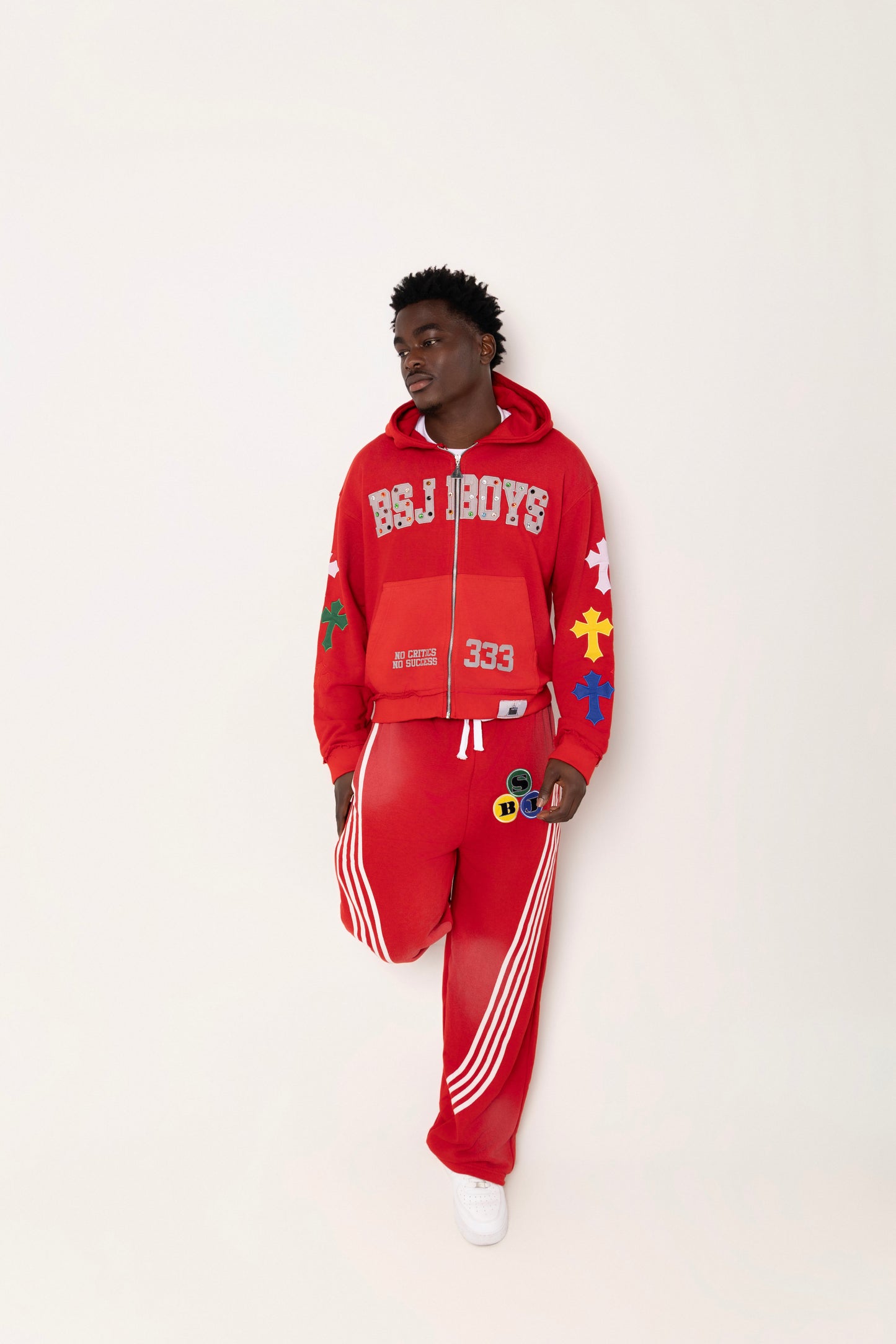 BSJ BOYS 333 Acid Zip-Up Hoodie