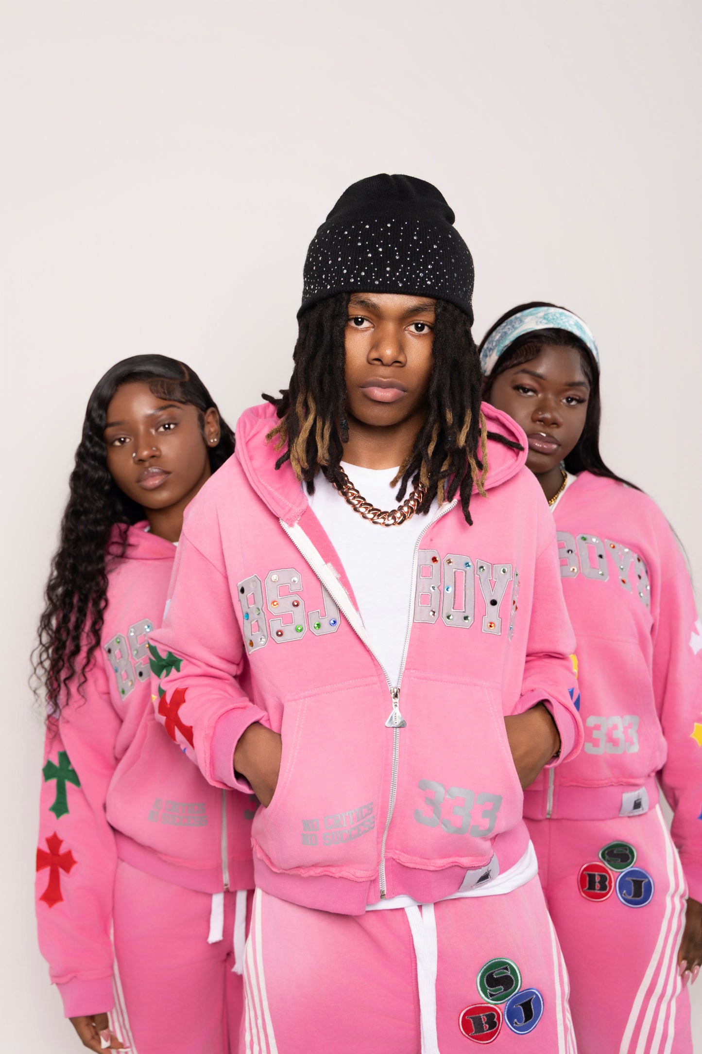 BSJ BOYS 333 Acid Zip-Up Hoodie